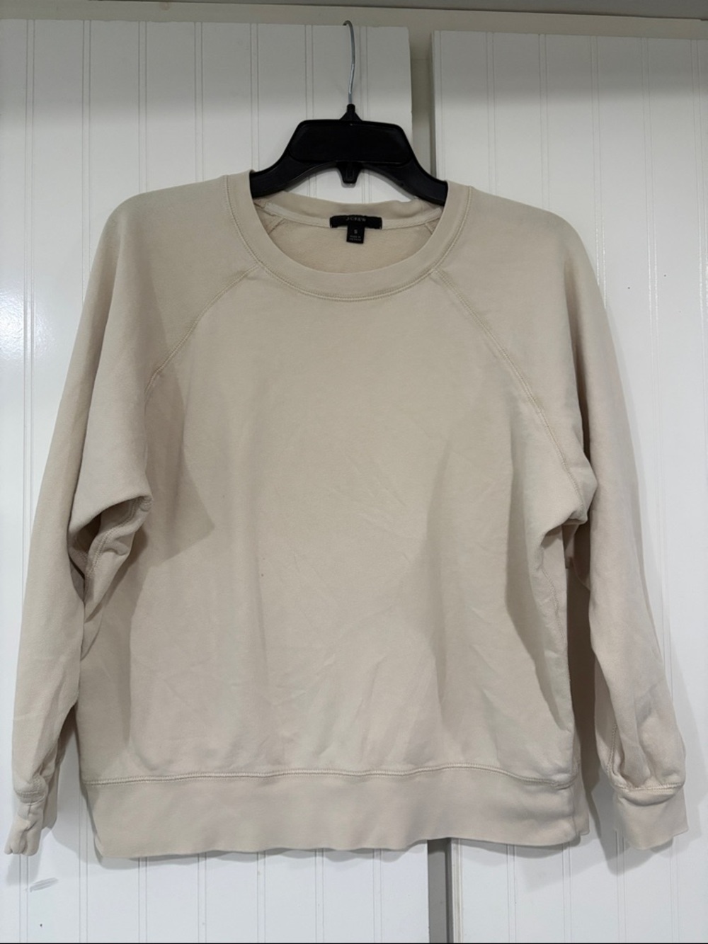 J.Crew Classic Women’s  Crewneck Sweatshirt - Beige